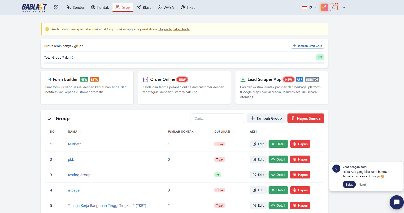 Fitur AI Assistant & Personalization Bablast